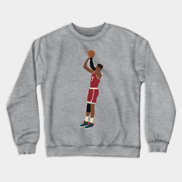 Jump Shot Crewneck Sweatshirt by Feanor Designs